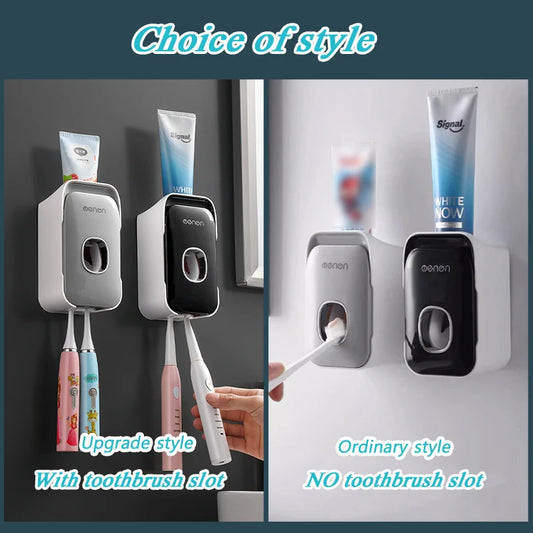 Wall-Mounted Automatic Toothpaste Dispenser