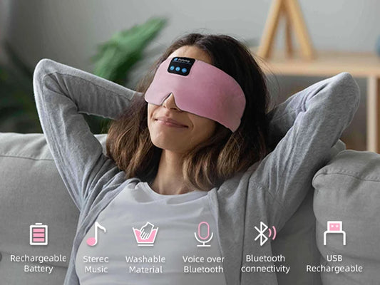 Bluetooth Sleep Headphones Eye Mask