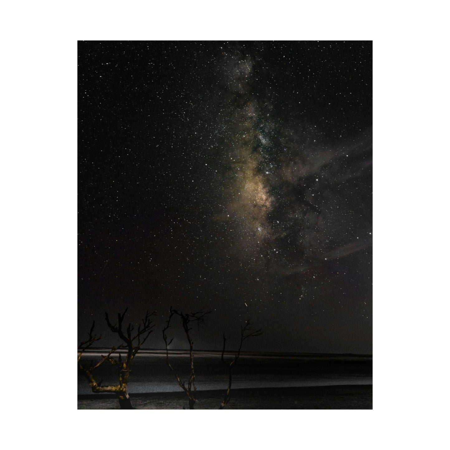 Milky Way Night Sky Matte Poster — Vertical Astronomy Wall Art