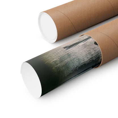 Marina Sunset Matte Poster