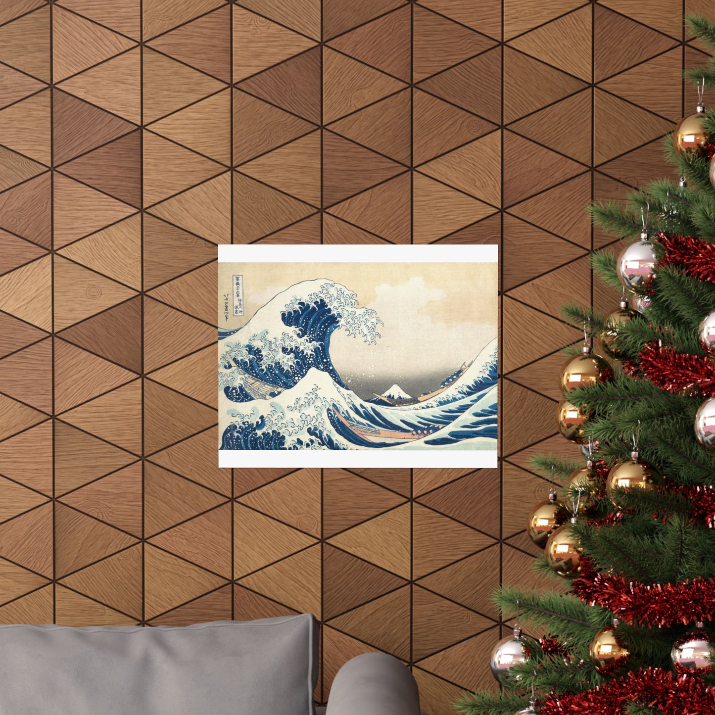 The Great Wave Matte Horizontal Poster — Hokusai Japanese Art Print