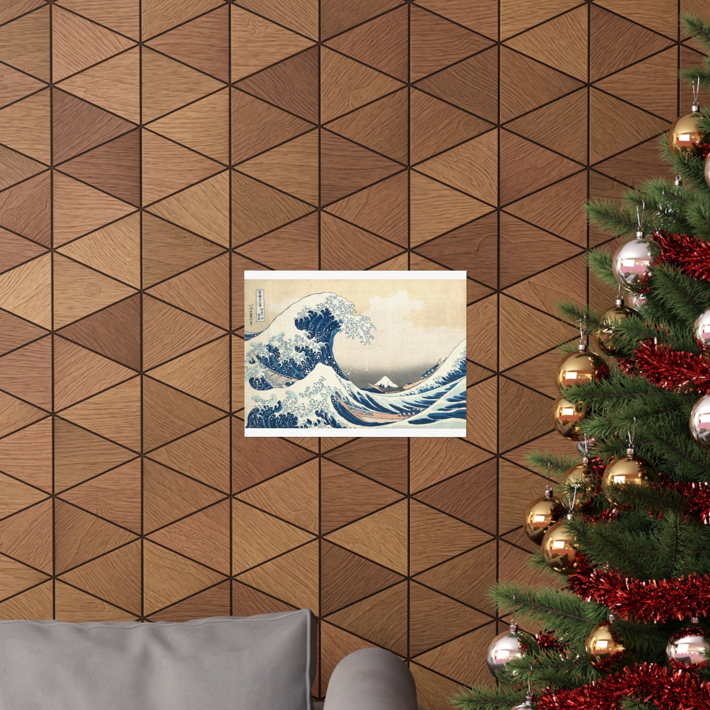 The Great Wave Matte Horizontal Poster — Hokusai Japanese Art Print