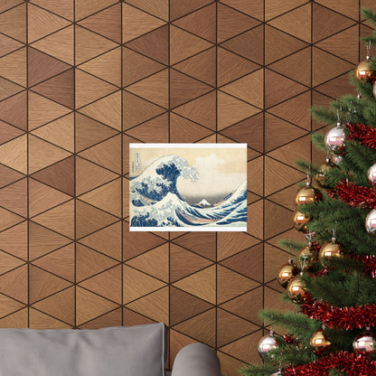 The Great Wave Matte Horizontal Poster — Hokusai Japanese Art Print