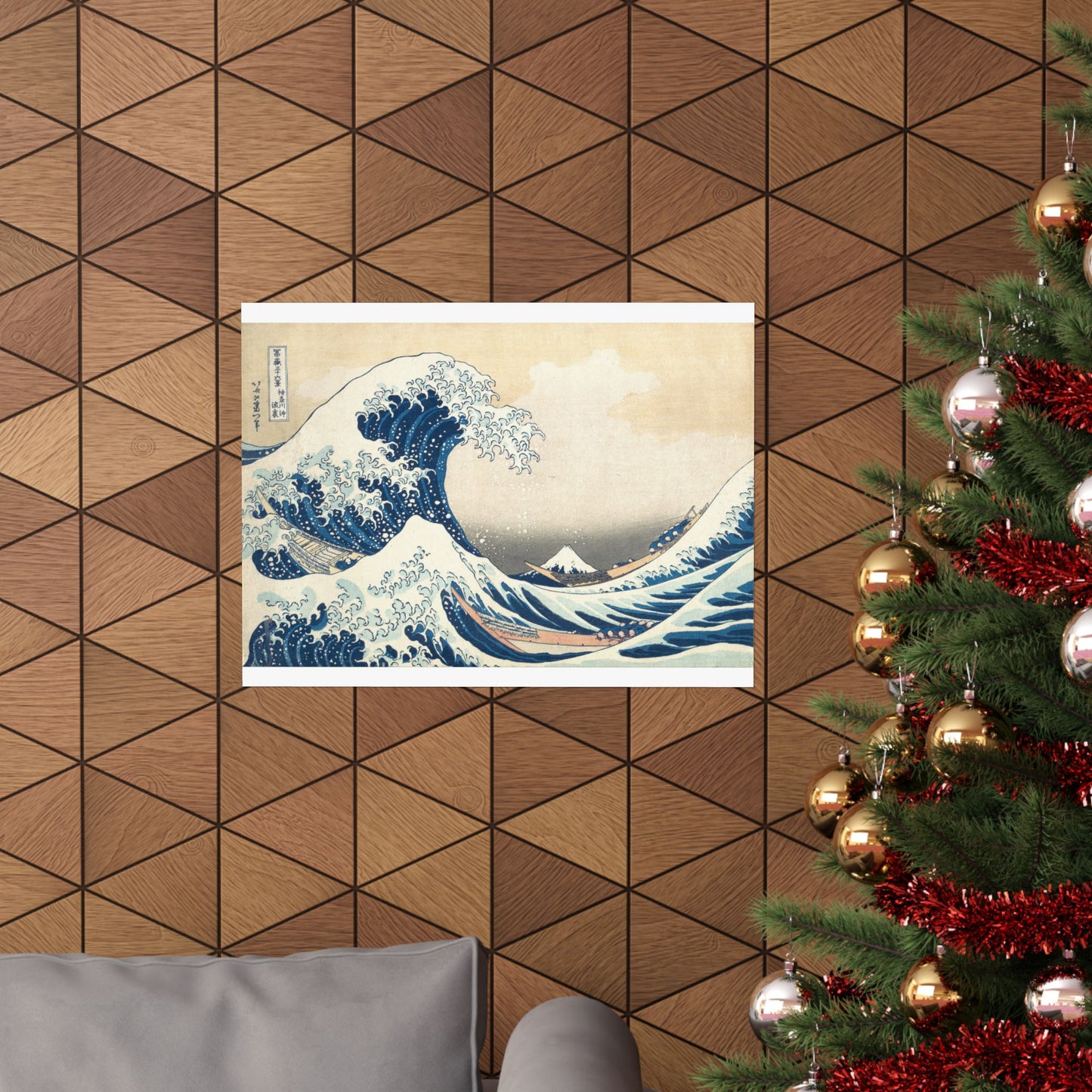 The Great Wave Matte Horizontal Poster — Hokusai Japanese Art Print