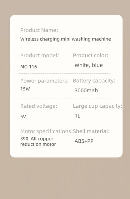 Mini Household Electric Washing machine