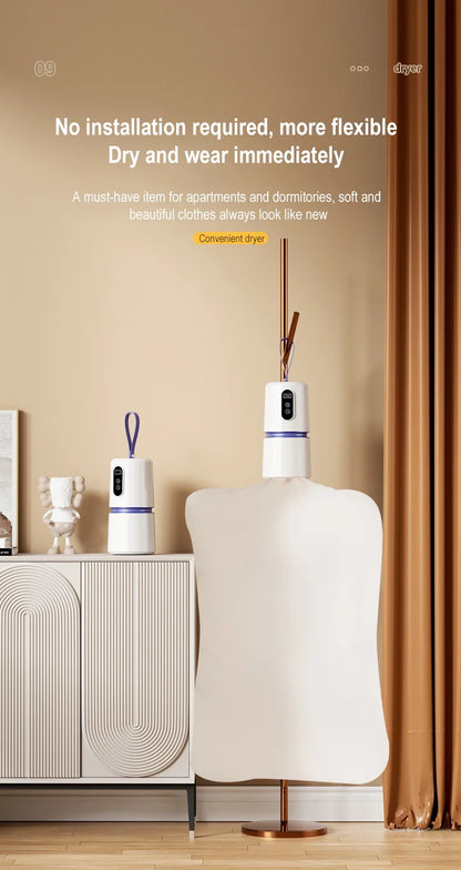 Portable Mini Travel Heating Dryer Machine