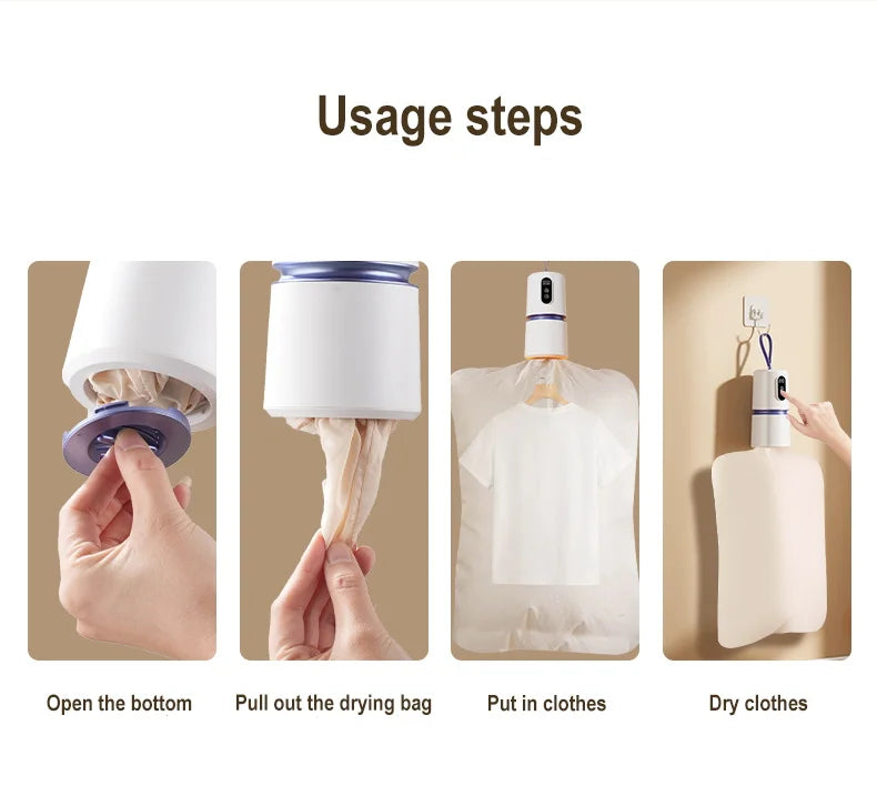 Portable Mini Travel Heating Dryer Machine
