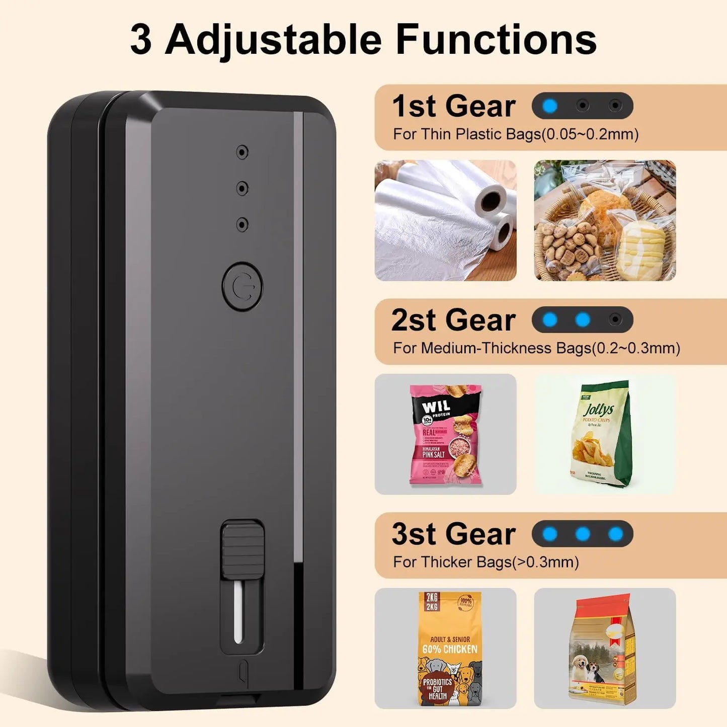 2-in-1 Portable Bag Sealer & Cutter