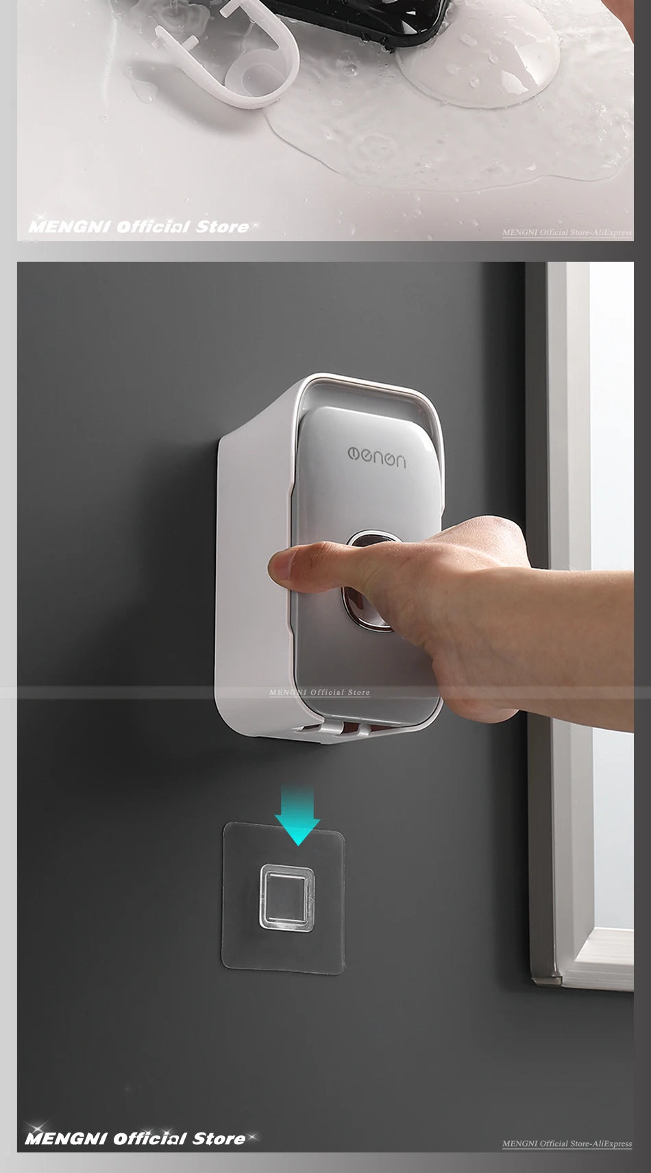 Wall-Mounted Automatic Toothpaste Dispenser