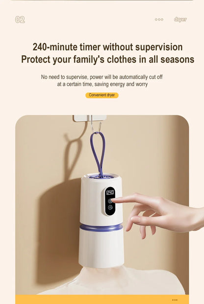 Portable Mini Travel Heating Dryer Machine