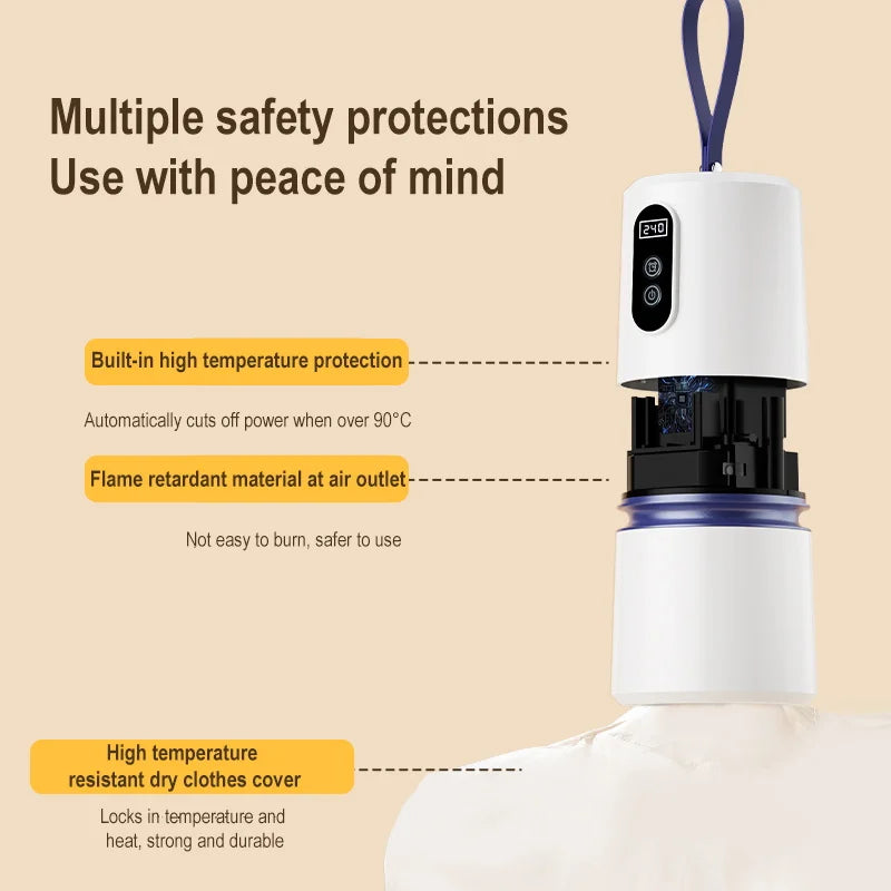 Portable Mini Travel Heating Dryer Machine