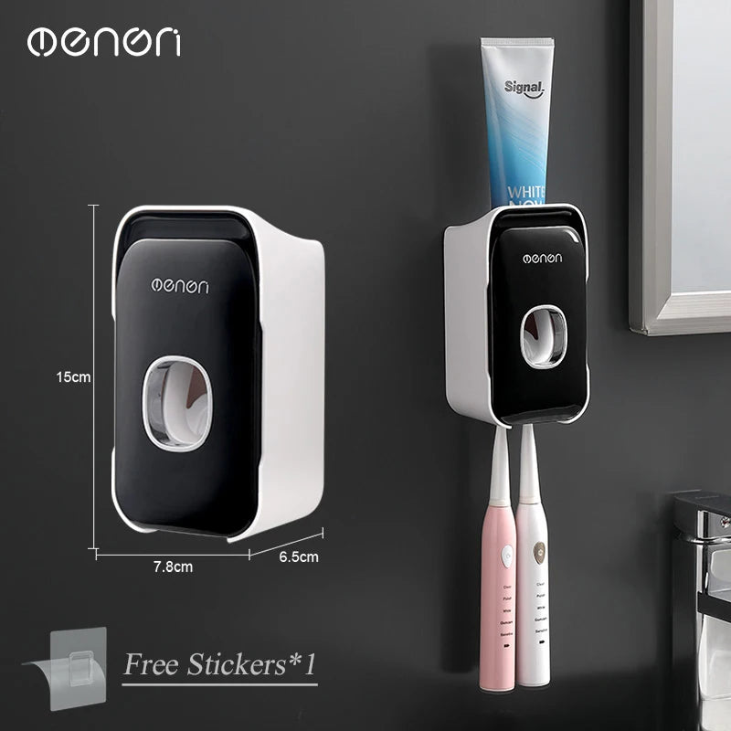 Wall-Mounted Automatic Toothpaste Dispenser