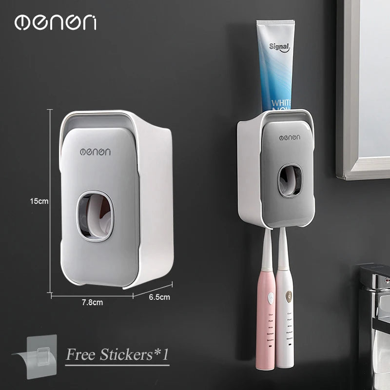 Wall-Mounted Automatic Toothpaste Dispenser