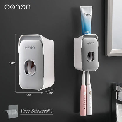 Wall-Mounted Automatic Toothpaste Dispenser