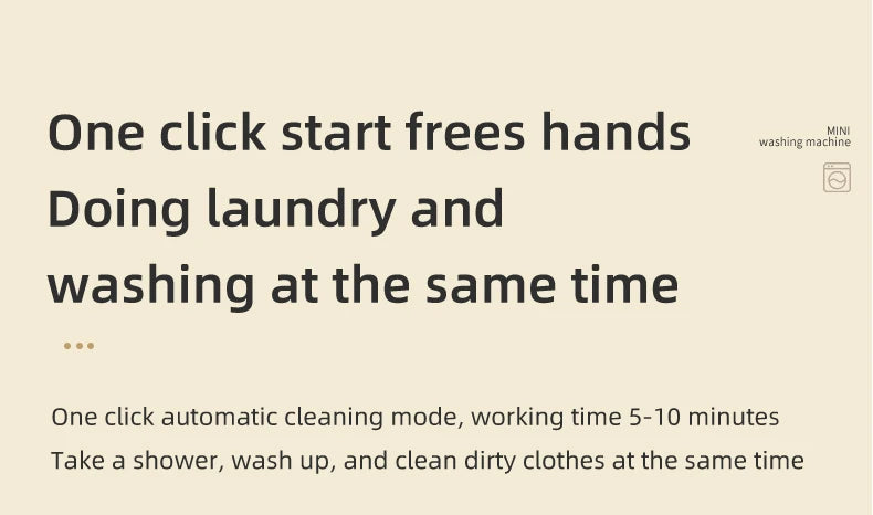 Mini Household Electric Washing machine