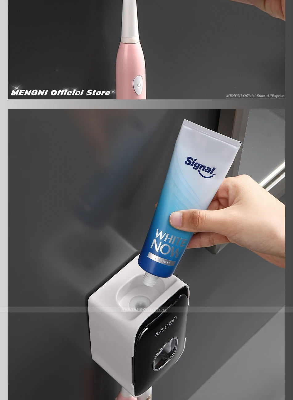 Wall-Mounted Automatic Toothpaste Dispenser