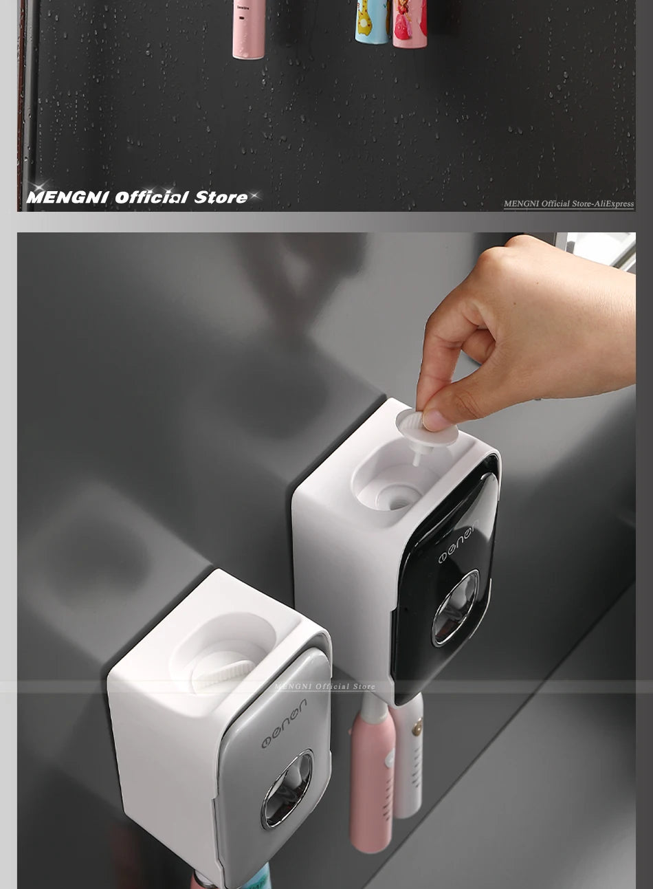 Wall-Mounted Automatic Toothpaste Dispenser