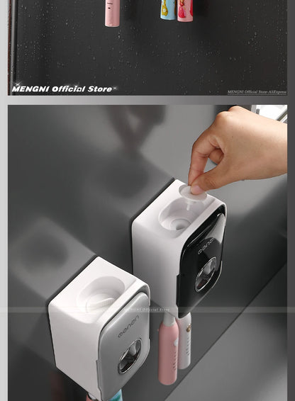 Wall-Mounted Automatic Toothpaste Dispenser