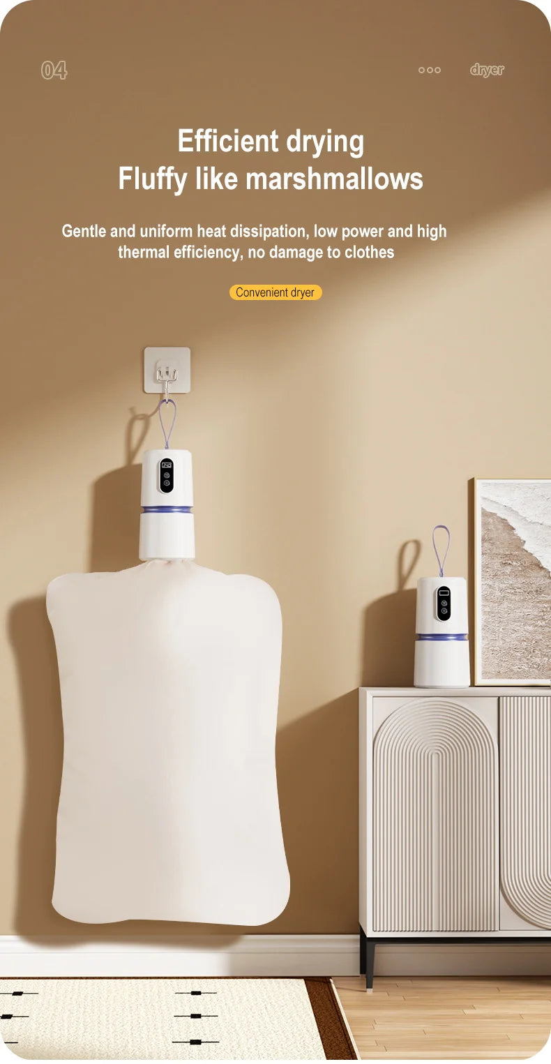 Portable Mini Travel Heating Dryer Machine