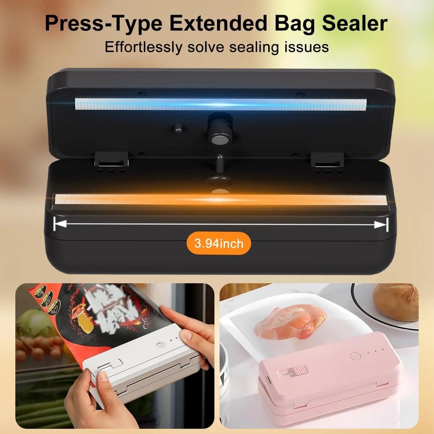 2-in-1 Portable Bag Sealer & Cutter