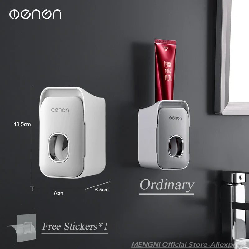 Wall-Mounted Automatic Toothpaste Dispenser