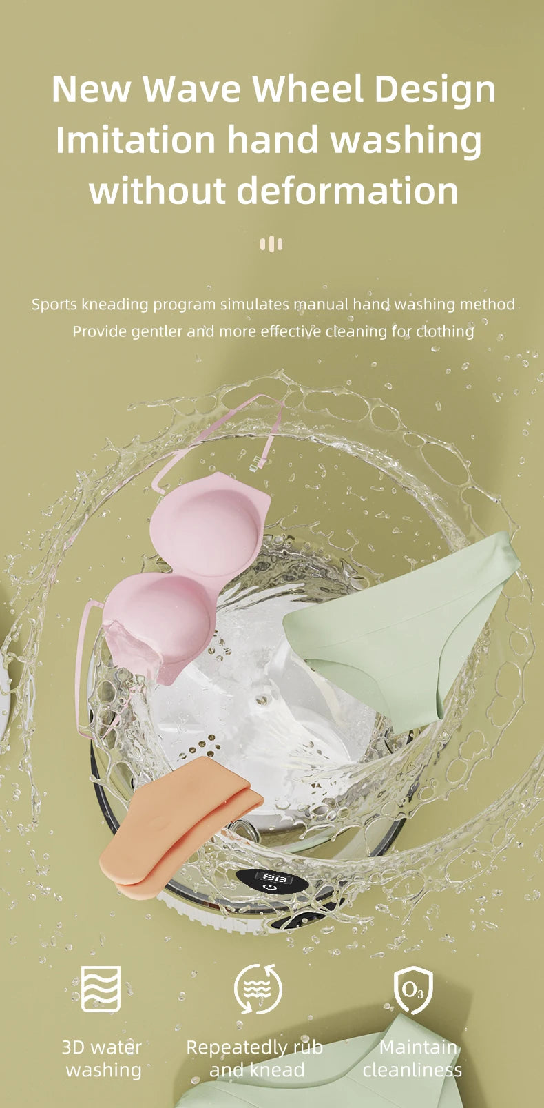 Mini Household Electric Washing machine