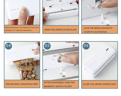 2-in-1 Portable Bag Sealer & Cutter