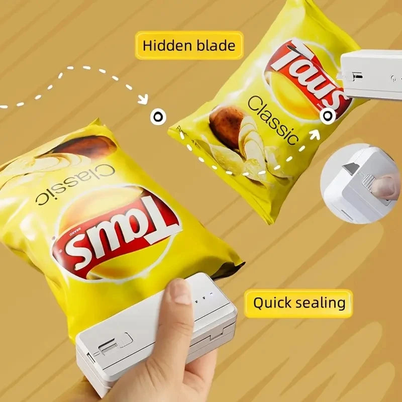 2-in-1 Portable Bag Sealer & Cutter