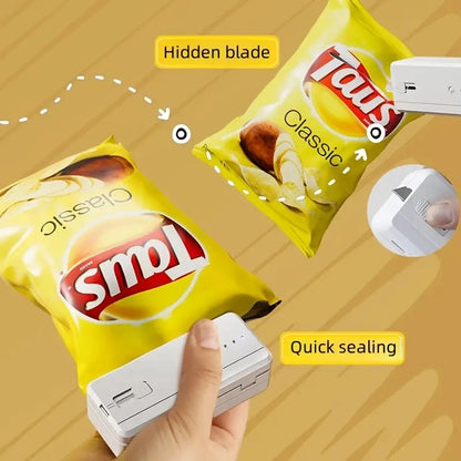 2-in-1 Portable Bag Sealer & Cutter